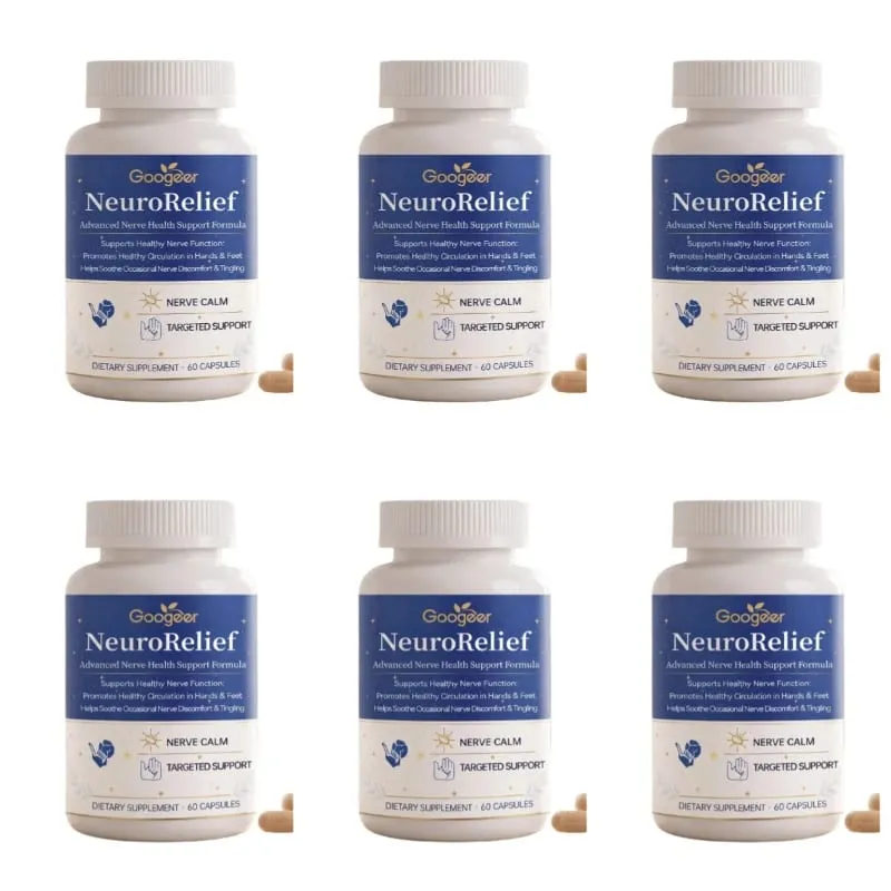 Googeer NeuroRelief Advanced Nerve Health Capsules Daily Support for Nervous System Wellness & Healthy Circulation 60 Capsules