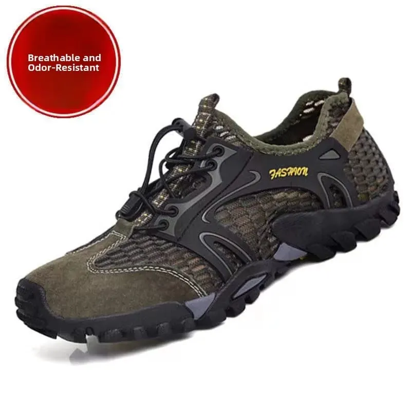 New 2026 Men's Summer Quick Dry Wading Shoes Two Way Casual Water Shoes Breathable Mesh Shoes for Outdoor And Leisure Activities