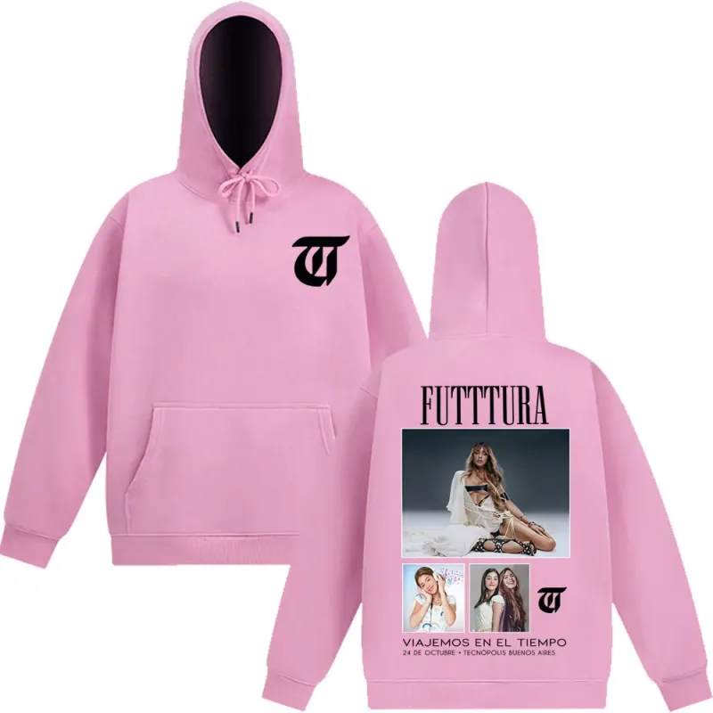 Singer TINI STOESSEL Futtura Album 2025 Tour Hoodie Men Women Aesthetic Trendy Sweatshirts Long-sleeved Loose Harajuku Pullover