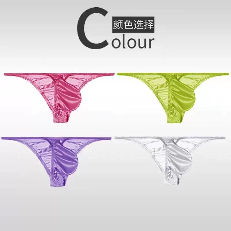 Underwear men's briefs personalized Shining underwear man black Red Blue party Underwear A888