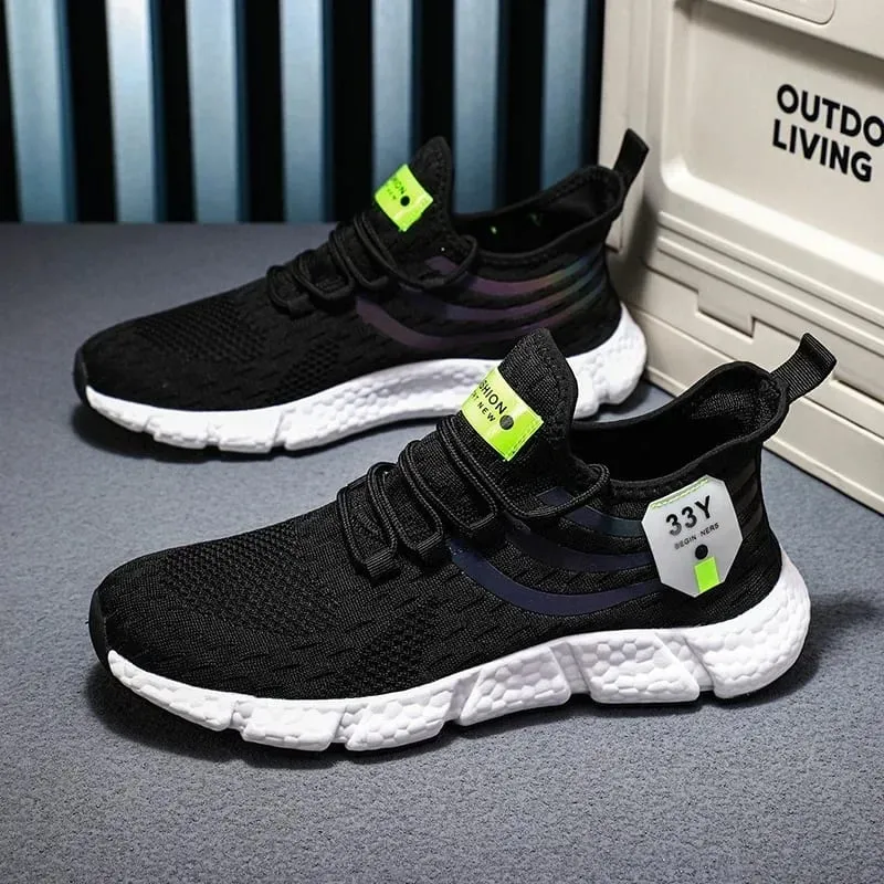 Men Casual Sport Shoes Breathable Lightweight Sneakers Unisex Outdoor Mesh Running Shoe Athletic Jogging Tenis Walking Shoes Men