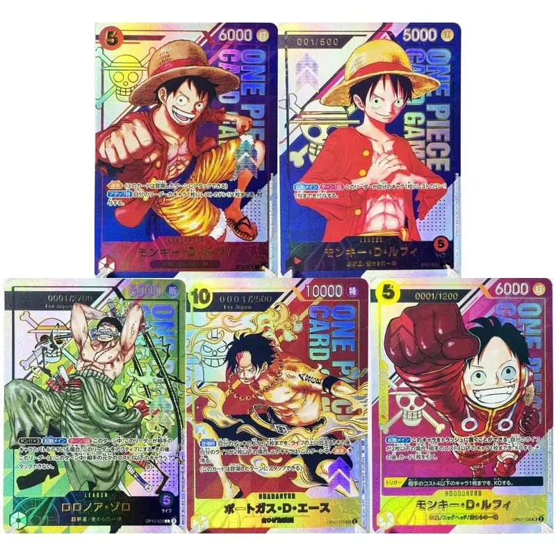 One Piece Roronoa Zoro Series Set Championship Treasure Cup Promo Anime Collectibles DIY Replica Cards Texture Card