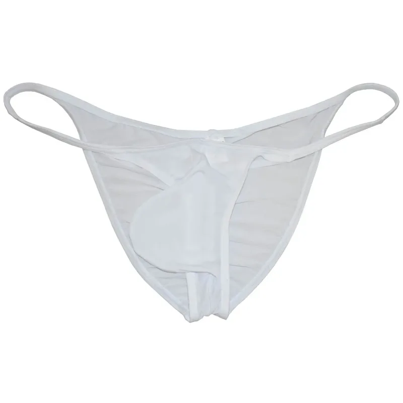 Celana Dalam Pria Pakaian Dalam Pria Seksi Transparan Celana Pantai Bertingkat Rendah Kantong Kontur Celana Dalam Tangas Cepat Kering Celana Lembut Melar