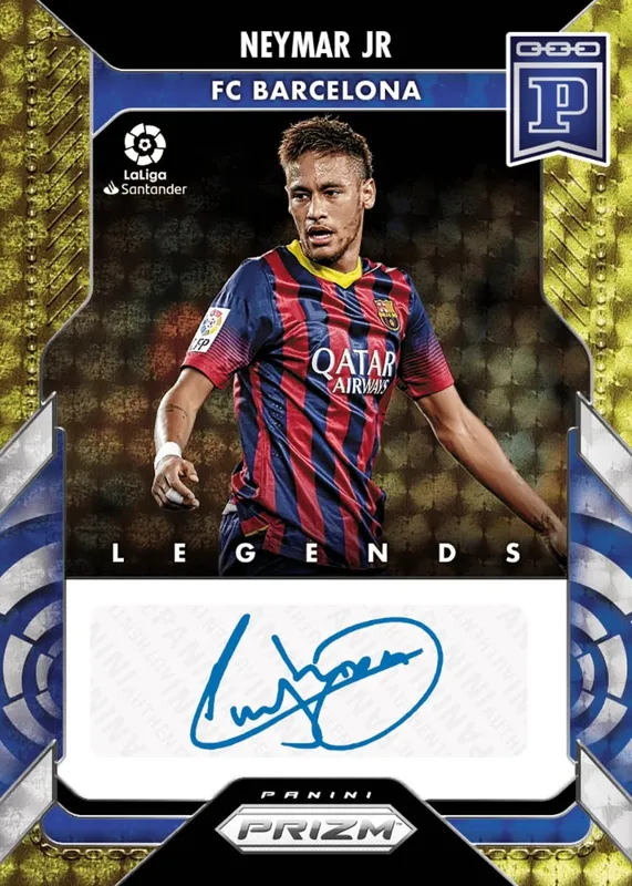 Panini Style DIY Card Set: Neymar CR7 Modrić & Ansu Fati Ultimate Football Gift for Fans Premium Signature Collector Cards