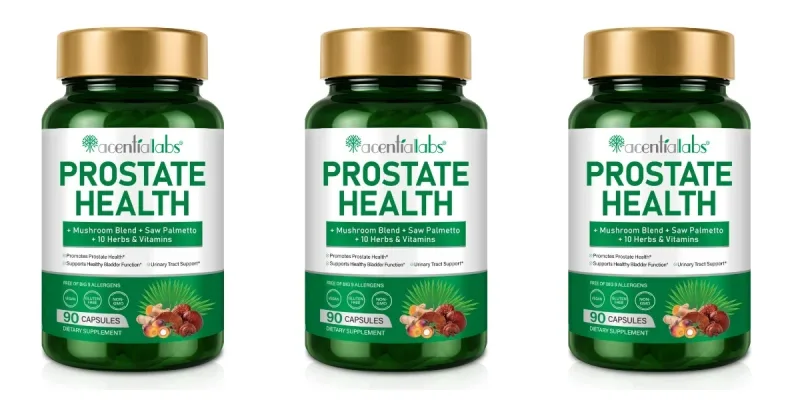 Prostate Health Capsules with Saw Palmetto 2000mg 90 Count Supports Healthy Prostate Function Urinary Flow Urinary Tract Comfort