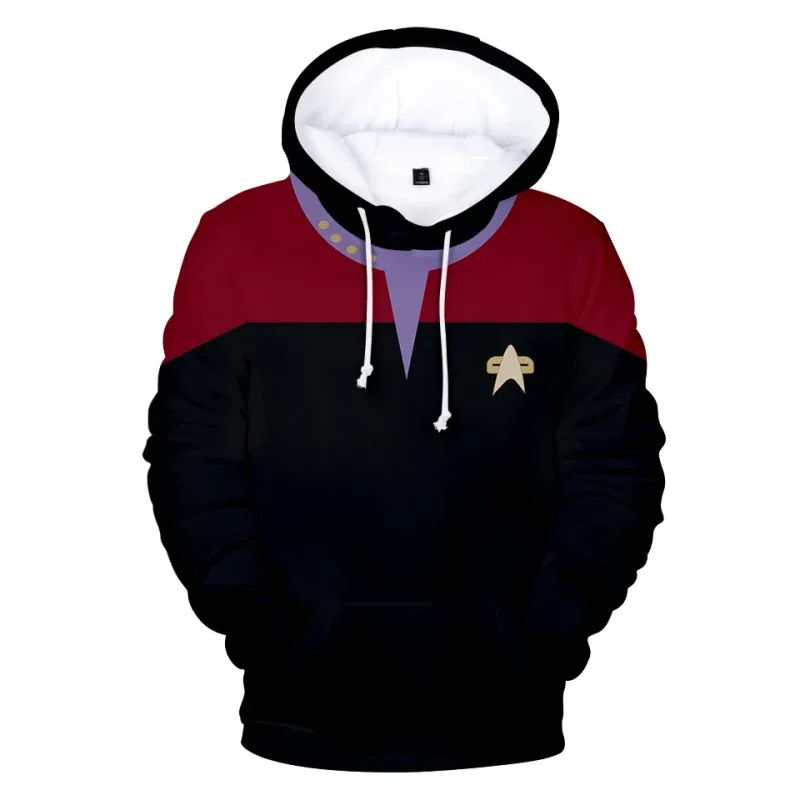 Hot Movie Star Trek 3D Print Sport Hoodies Sweatshirt Fashion Long Sleeve Clothes Cosplay Men/Women Streetoutdoor Clothing Top