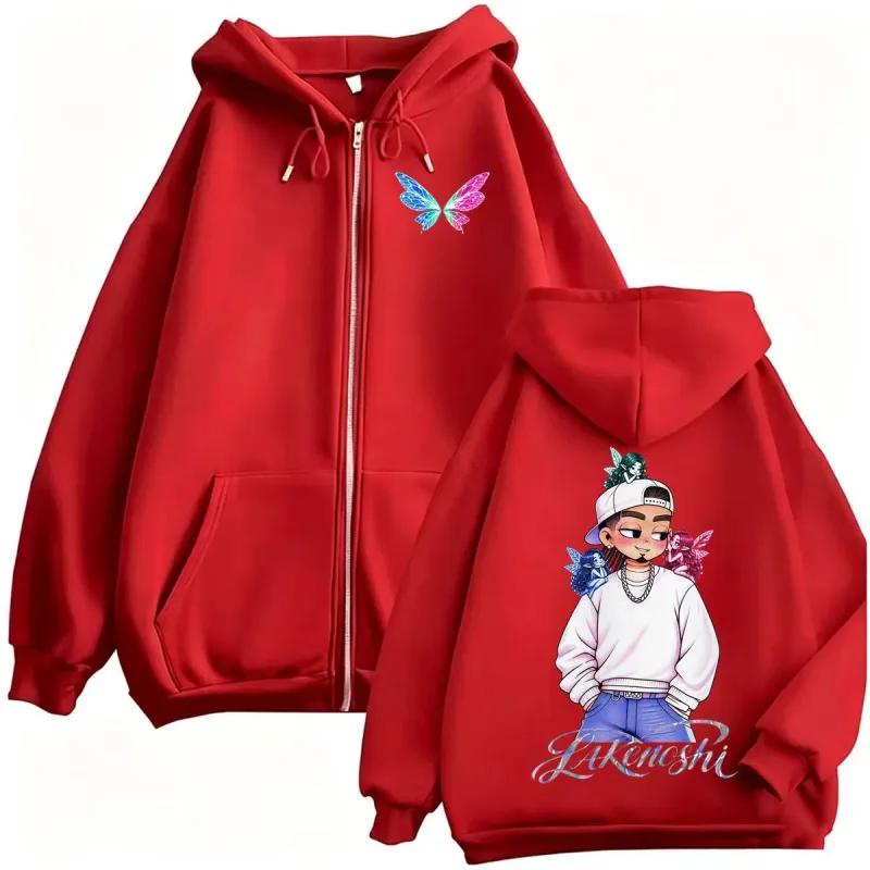 Omar Courtz Por Si Manana No Estoy New Album 2026 Tour Zipper Hoodies Men Women Fashion Hip Hop Pop Music Sweatshirt Jacket Coat