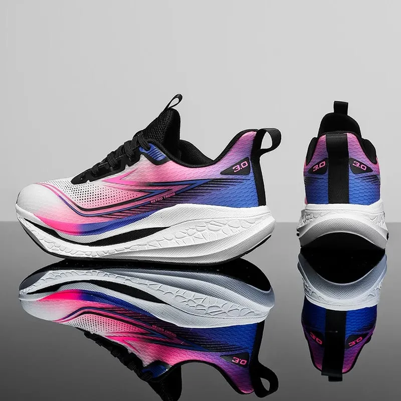 Running Shoes Men Carbon Board Speciality Marathon Men's Sports Breathabe Sneakers Comfortable Athletic Nonskid Shoes For Women