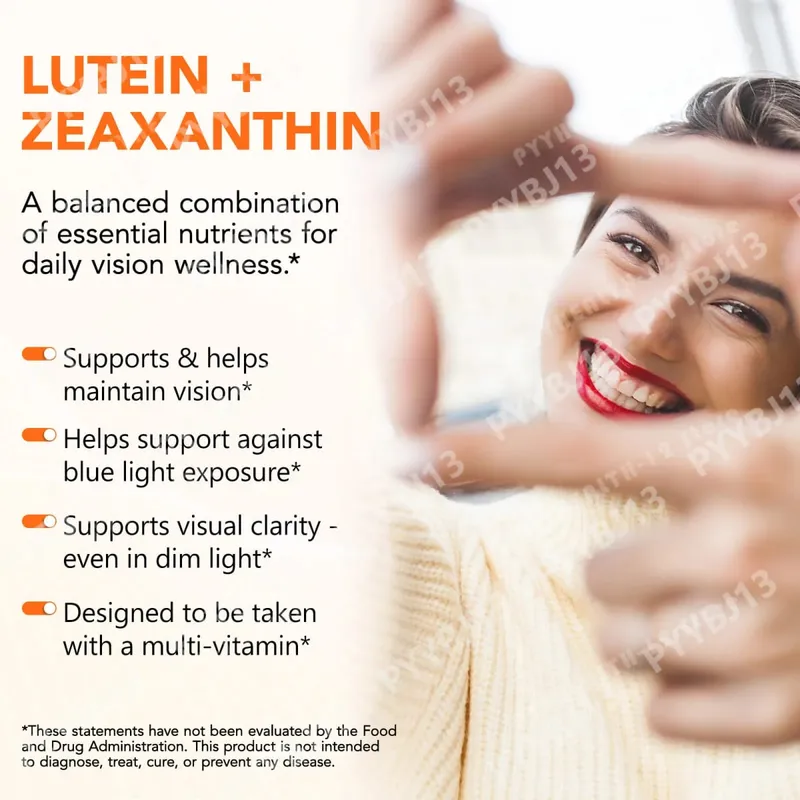 Acentiallabs Lutein-Zeaxanthin-Kapseln, 40 mg Lutein und 8 mg Zeaxanthin, 120-Count-Blaulichtfilter, Makulaschutz-Augenpflege