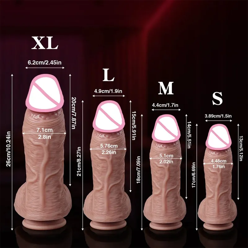 Super Makapal Makatotohanang Balat Dildos para sa Anal Napakalaking Sex Toys Silicone Woman Vagina Adult Masturbator Cock Bakla Malaking Dick Butt plug 18+