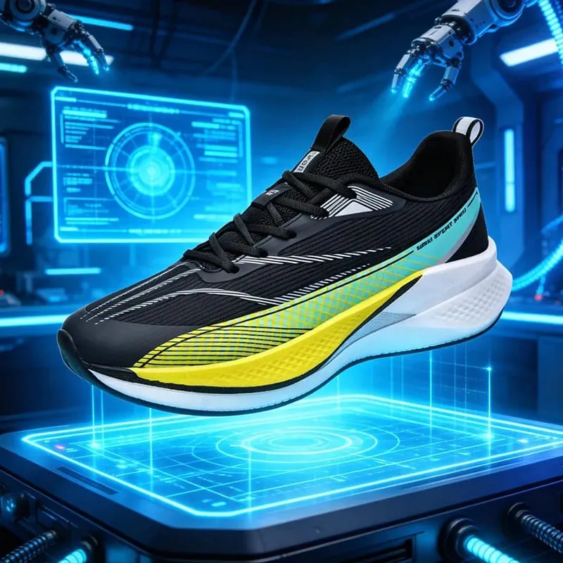 Men's Sports Shoes Carbon Plate Running Shoes Male Marathon Sneakers Racing Shock-absorbing Athletics Training Shoes for Women