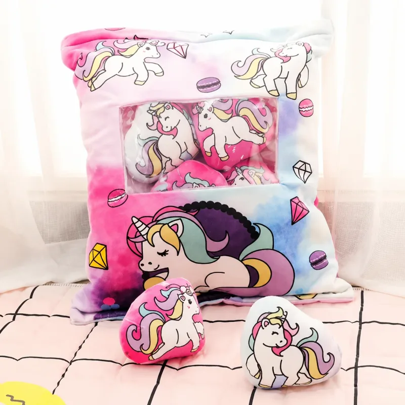 Cute Cartoon Snack Bag Plush Pillow Stuffed Doll Throw Cushion Trendy Internet Famous Snack Bag Plush Toy Soft Office Home De