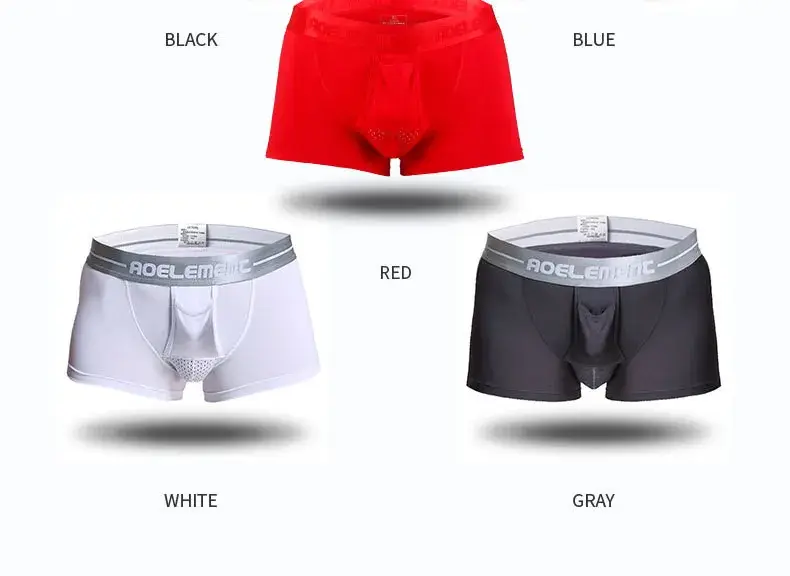 Calzoncillos Bóxer para hombre, ropa interior push-up, calzoncillos modales, bolsa de separación de balas transpirables, bragas Cueca de talla grande L-5XL