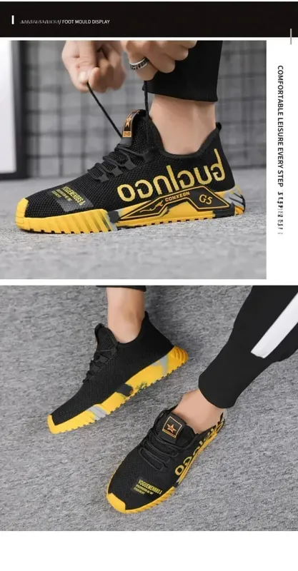 Gym New Vulcanized Lace-up Walking Sneakers Comfortable Wear-resistant Casual Shoes Walking Summer Mesh Flats Fashion Breathable — image 10