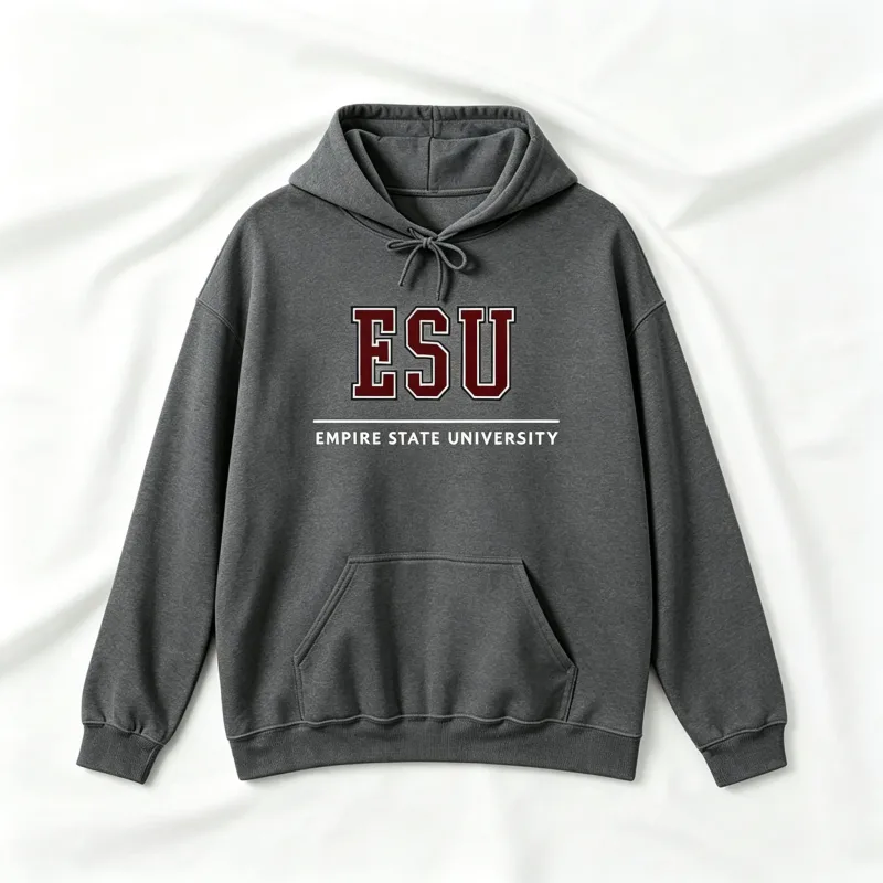 2026 new ESU Empire State University Hoodie Sweatshirt Brand New Day Merch Peter Hoodies Unisex Spring and Summer Long Sleeve