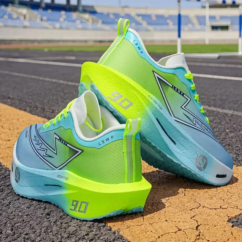 Marathon Athletic Running Shoes Carbon Board Men Sports Shoes Speciality Breathable Lightweight Women's Comfortable Gym Sneakers