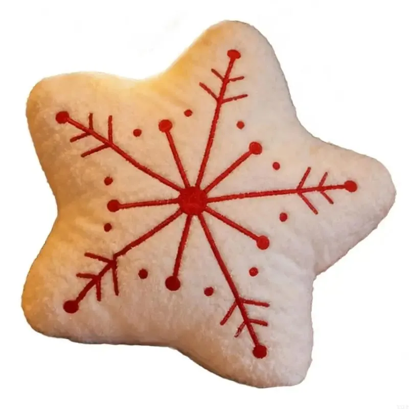 Christmas Decorative Plush Pillow Soft Stuffed Holiday Cushion for Kids Bedroom Sofa Display and Cuddle Support