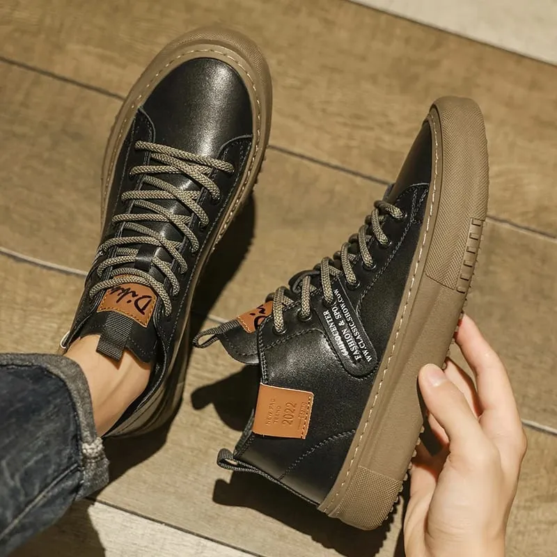 Men's Casual Sports Shoes Fashionable Retro Classic Handmade Design Breathable and Warm Suitable for All Seasons Ideal for Daily Wear Outdoor Activities Mountaineering Hiking Durable and Wear-Resistant Not Easily Dirty Hiking Shoes Fun Run