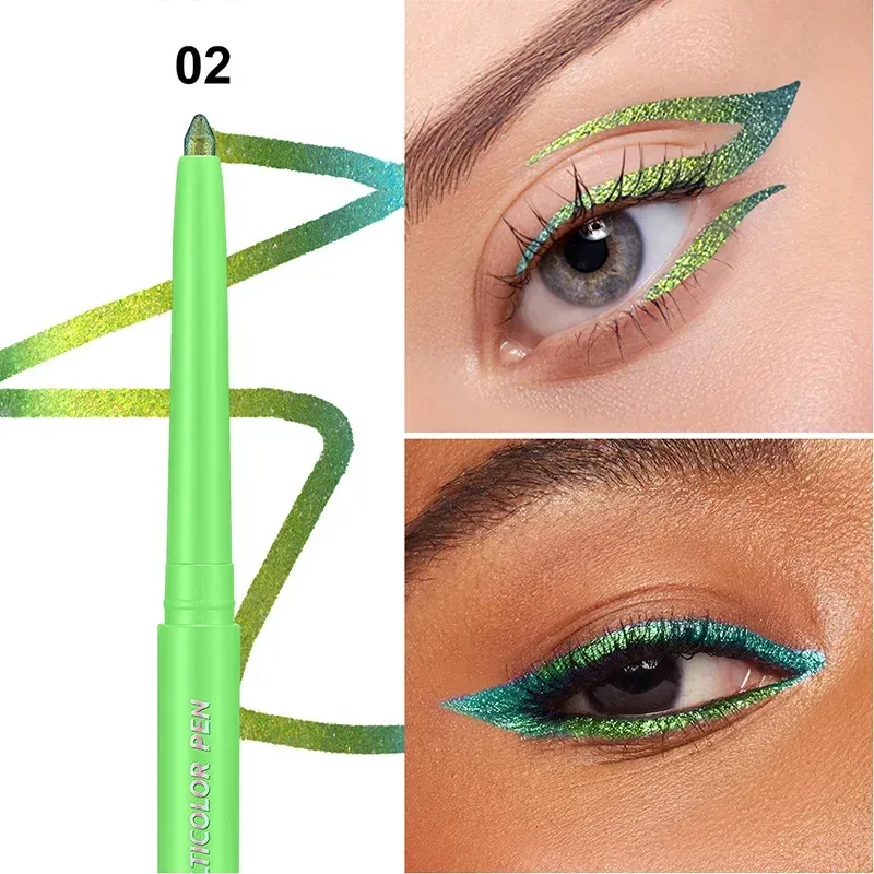 Chameleon Eyeliner Stick Pen Glitter Eyes Shadow Waterproof Shimmer Eye Liner Pen Shiny High-gloss Cosmetics Beauty Make Up