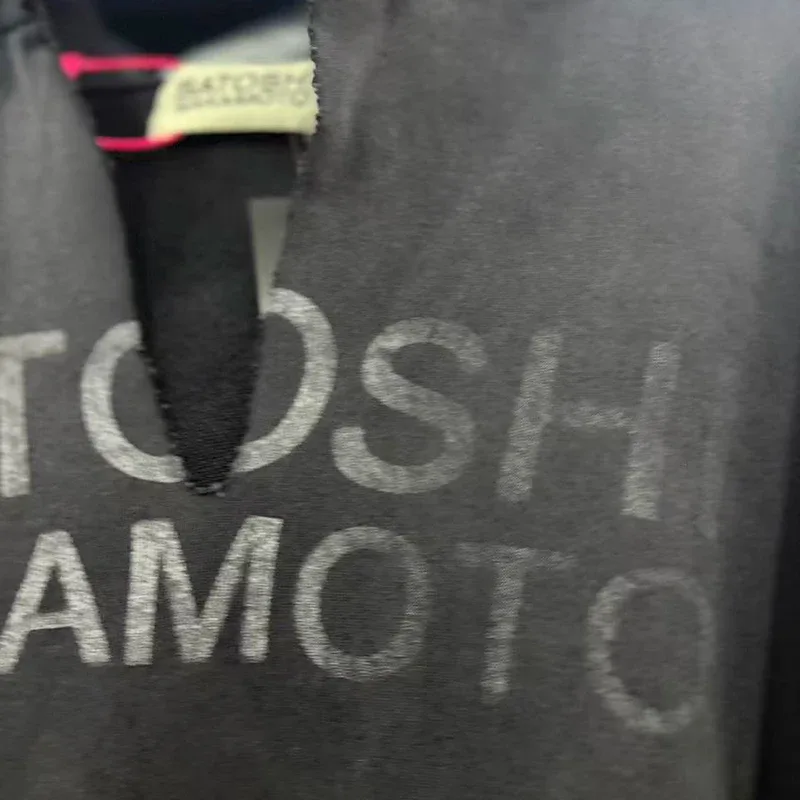 26SS Autumn Winter New Arrival Satoshi Nakamoto Hooded Sweatshirts Destructo Studded Washed Cotton Hooded Unisex Pullover