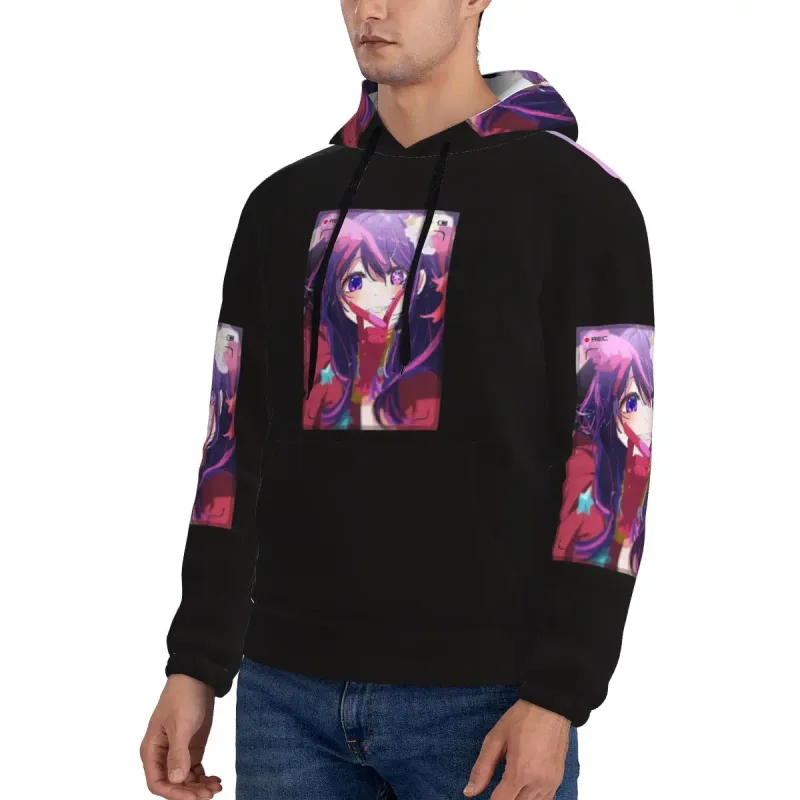 Oshi No Ko Anime Kawaii Hoodies Hip Hop Pullover Autumn Winter Men Women Sweatshirts Long Sleeve Tops