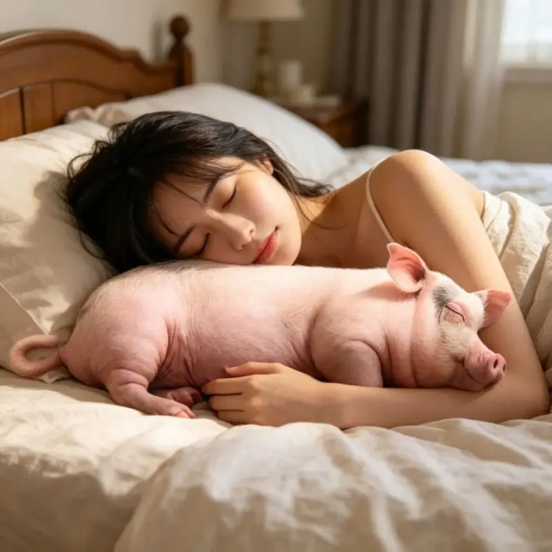 Plush Material Animal Body Pillow 40cm Size Soft Texture Animal Cushion Doll Toys Cute Design PP Cotton Filled Pig Keychain