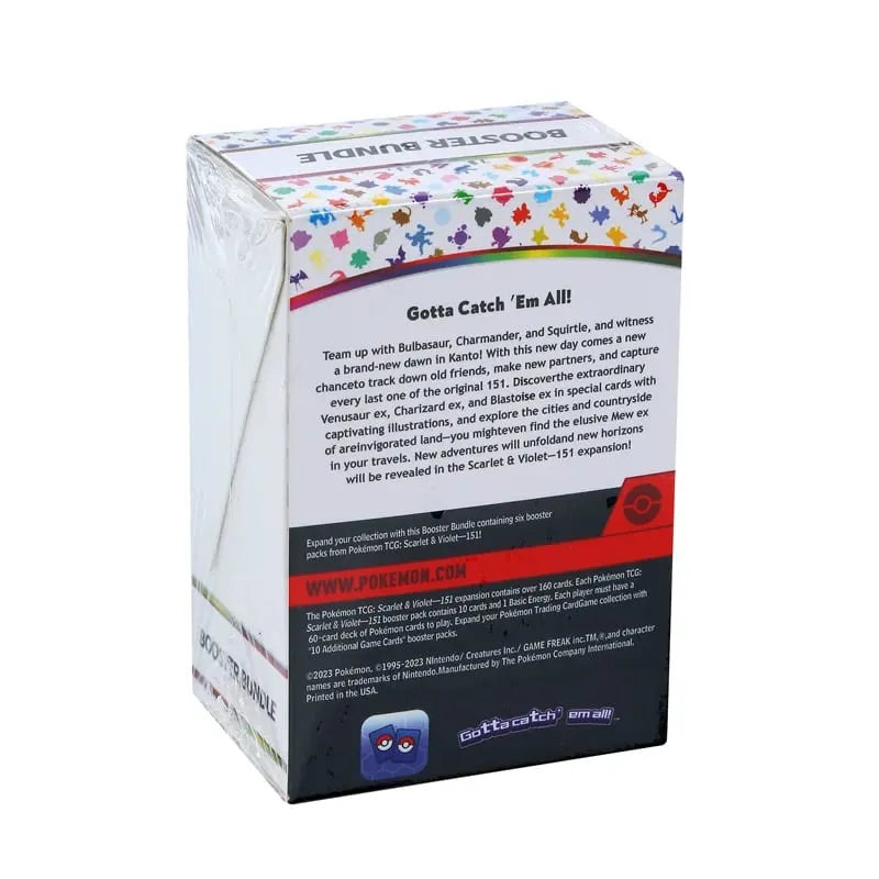 Scarlet Violet 151 Pokemon PTCG English Mega Phantasmal Flames Booster Bundle Version ME02 Trainer Box Collected Trading Cards