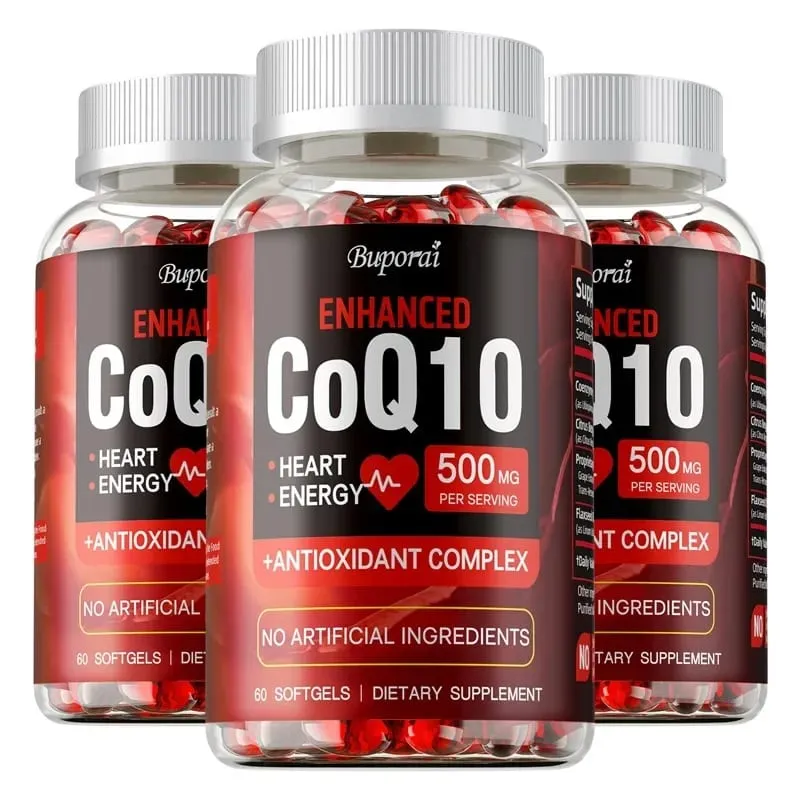 輔酶 Q10 補充劑 - 促進心血管和心臟健康 抗氧化劑為整體健康提供能量