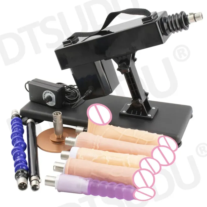 Female Sex Machine with Dildo and Masturbation Cup Hands-Free G-Spot Clitoral Stimulation Adult Sex Machine