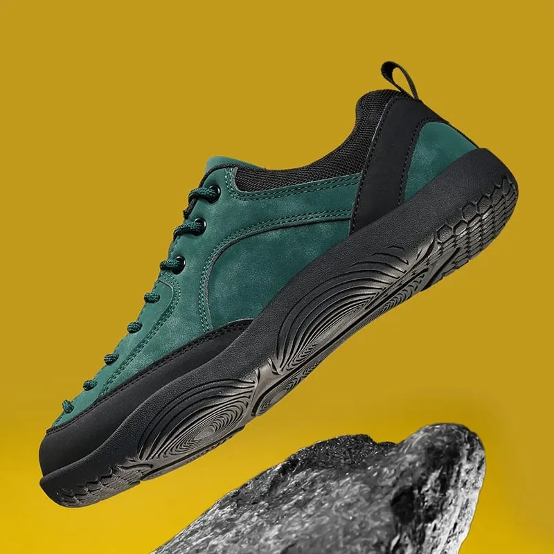 Outdoor Men Casual Sneakers Minimalist Wide Toe Barefoot Shoes Lightweight Zero Soles Walking Hiking Shoes Couple Climbing Shoes