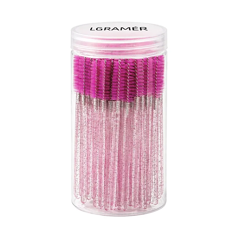 50/100 pcs Eyelash Extension Brush Disposable Eye Lashes Make Up Brushes Mascara Wand Applicator Multiple Colors Makeup Tools