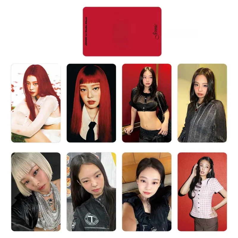 8Pcs/Set pop Idol KATSEY New Album Pinky UP CHAOS HD Printd Personal Lomo Card Photocards Fans Gift