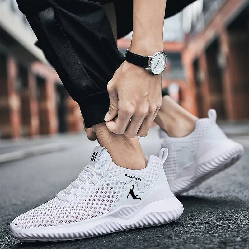 Homem branco sapatos baratos tamanho grande 46 tênis de corrida unisex malha respirável sapatos esportivos dos homens trianers zapatillas correndo hombre