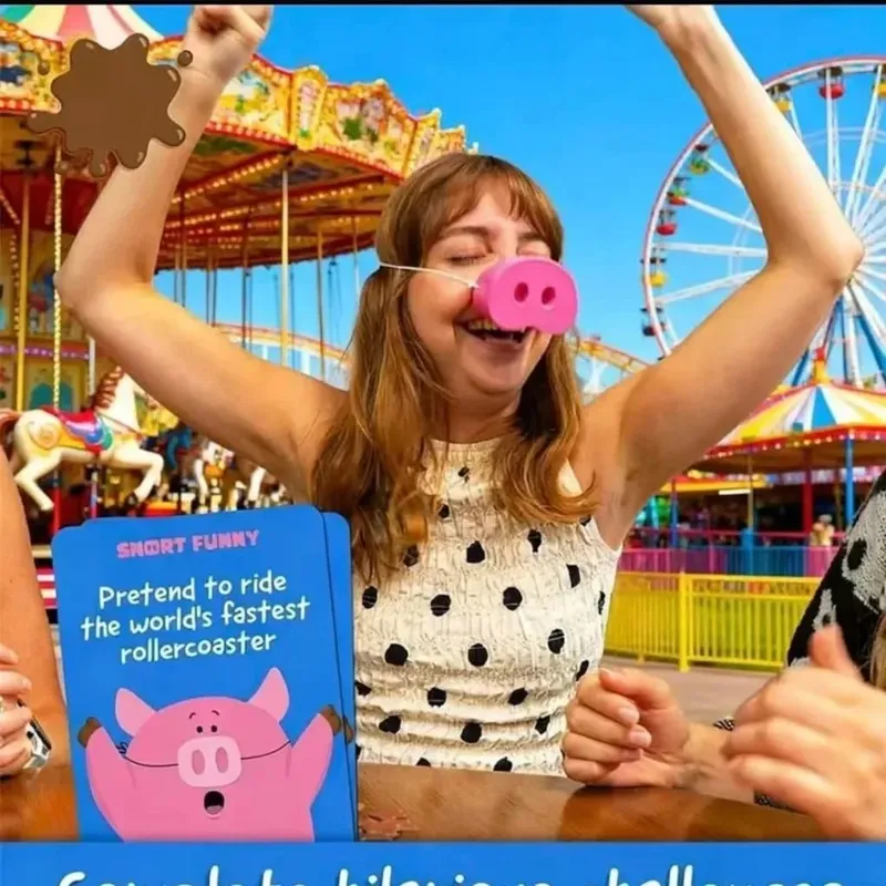 The New SNORT GUFFAW Party Game Smiling Means You Lose.
