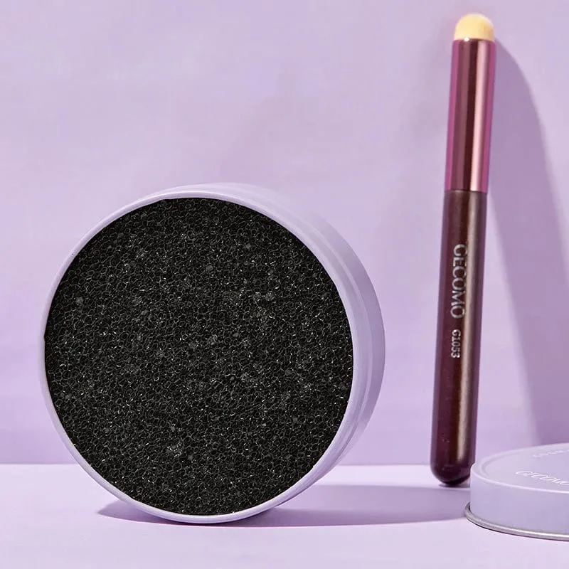 【M】Makeup Brush Cleaning Box Quick Clean Sponge Eyeshadow Brushes Dry Cleaner Cosmetic Wash Clean Powder Tool Makeup Accessories