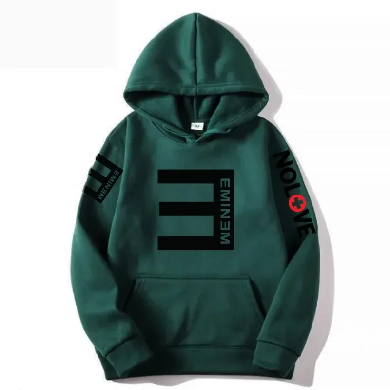 Eminem “No. 3” Tour Hoodie — Hip-Hop Streetwear / Unisex Harajuku-Style Sweatshirt (Autumn/Winter)