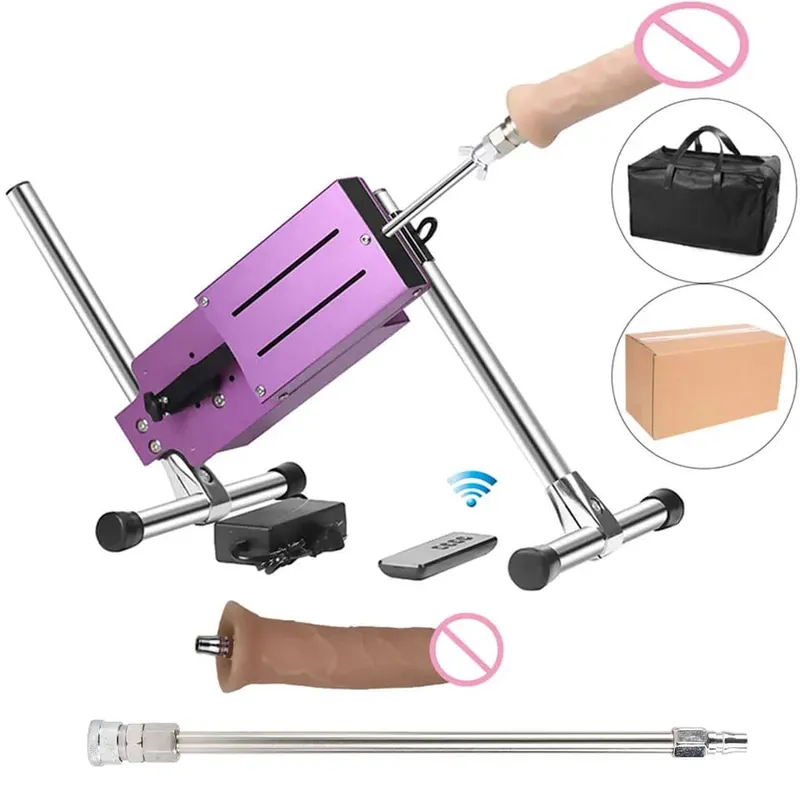 Máquina sexual mejorada con Control remoto, máquina de amor súper silenciosa, Ultra ajustable, Vac U Lock, 30db, 70W, con Big D gratis