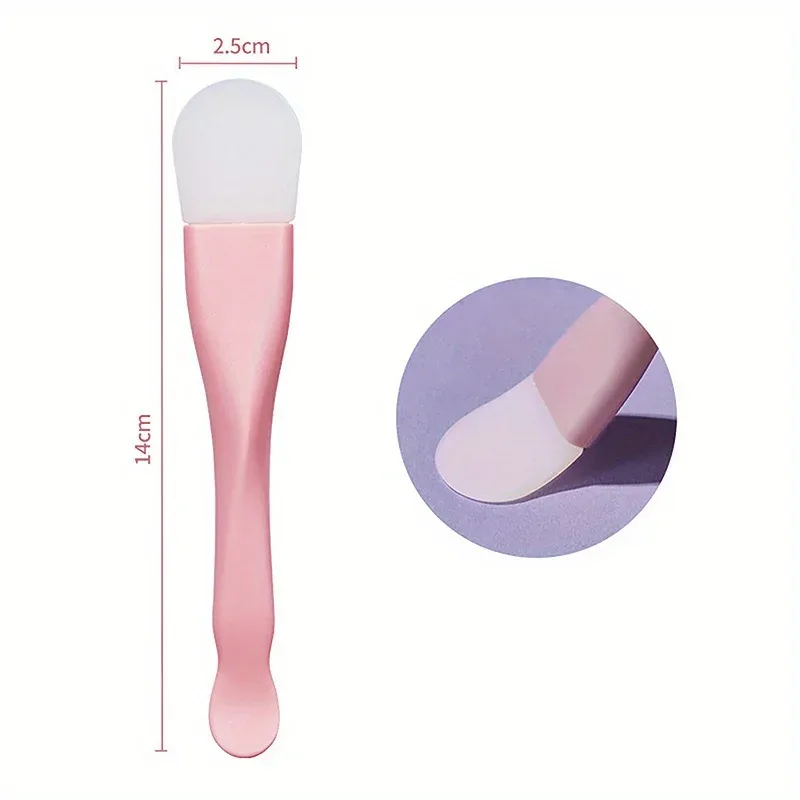 Double Head Silicone Facial Mask Brush Face Cleaning Scraper Daub Type Mud Film Special Brush Beauty Tool Brush Make up Brushes