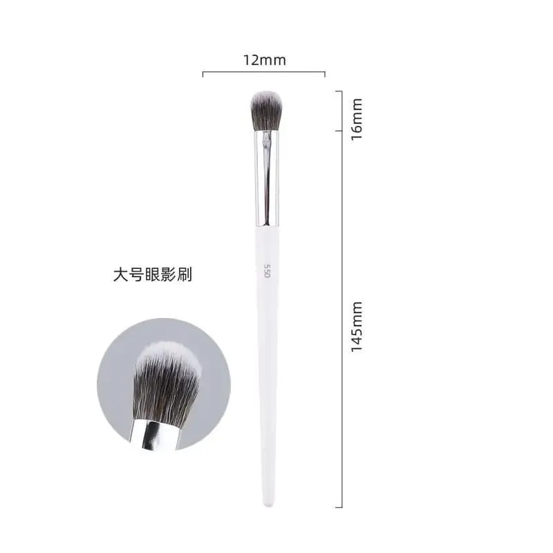 1pc White Powder Makeup Brushes 3D Liquid Foundation Base Make up Brush Eyeshadow blending Detail Face Eye Concealer Beauty tool