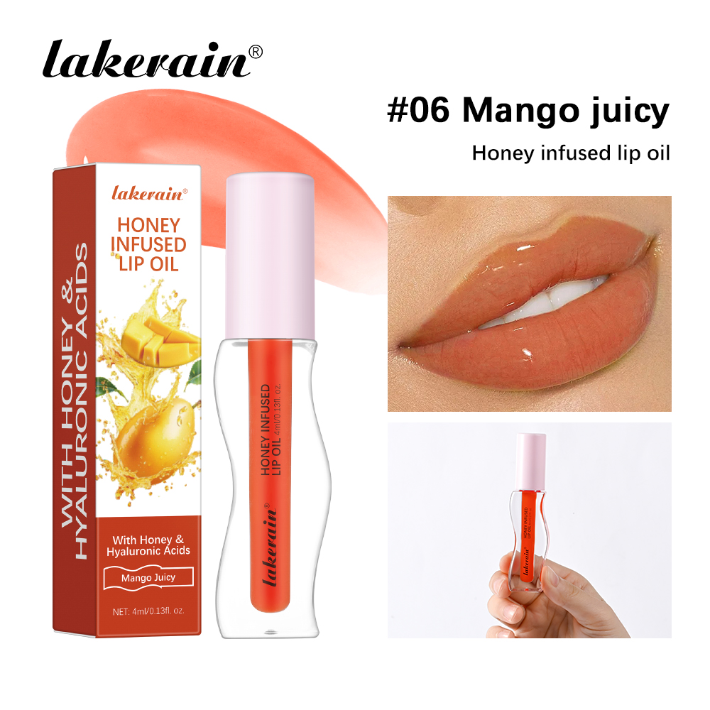 Kristal Fruit Honing Essentie Lipolie Sexy Mollige Lip Jelly Aardbei Getinte Lip Vloeistof Waterdicht Hydrateren Olie Lipgloss Make-up