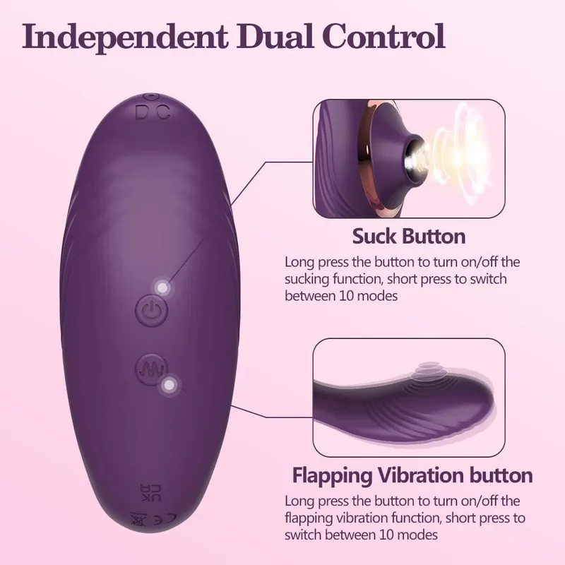 Klitorisk sugende Vibrator G Spot Hurtig Orgasme For Kvinder 20 Modes Klitoris Klitoris Sucker Vakuum Stimulator Sexlegetøj Varer til voksne