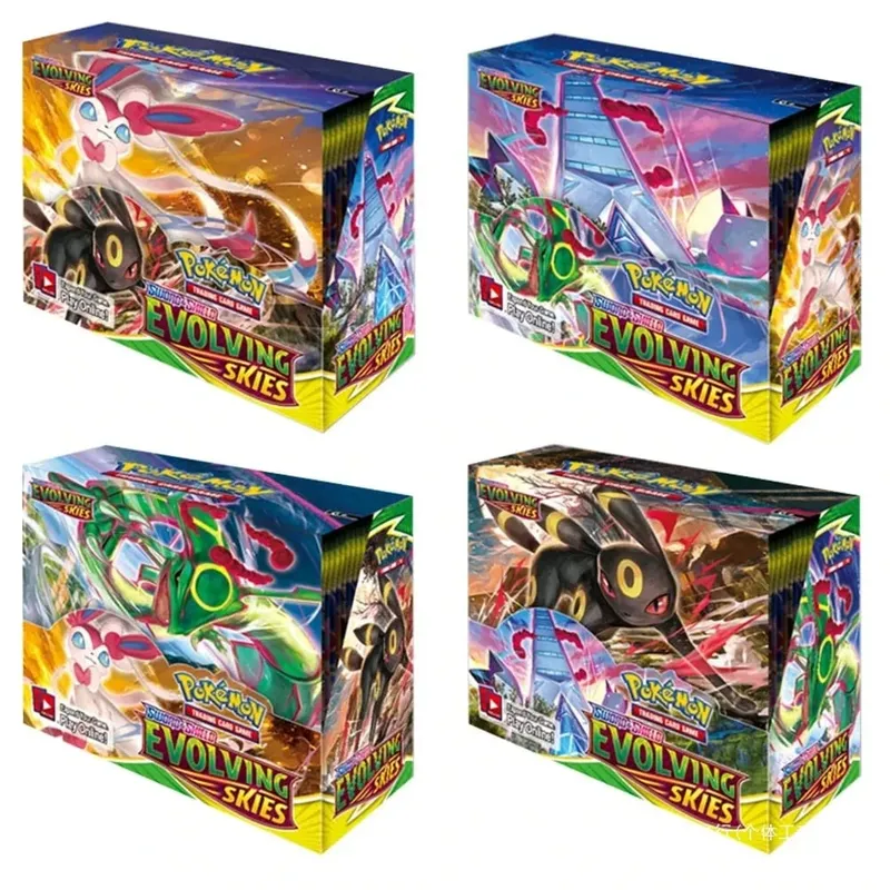 Pokémon Card 360 Pcs/Box English Brilliant Stars 151 Prismatic Evolutions PARADOX RIFT Battle Transaction Card Game Popular Gift