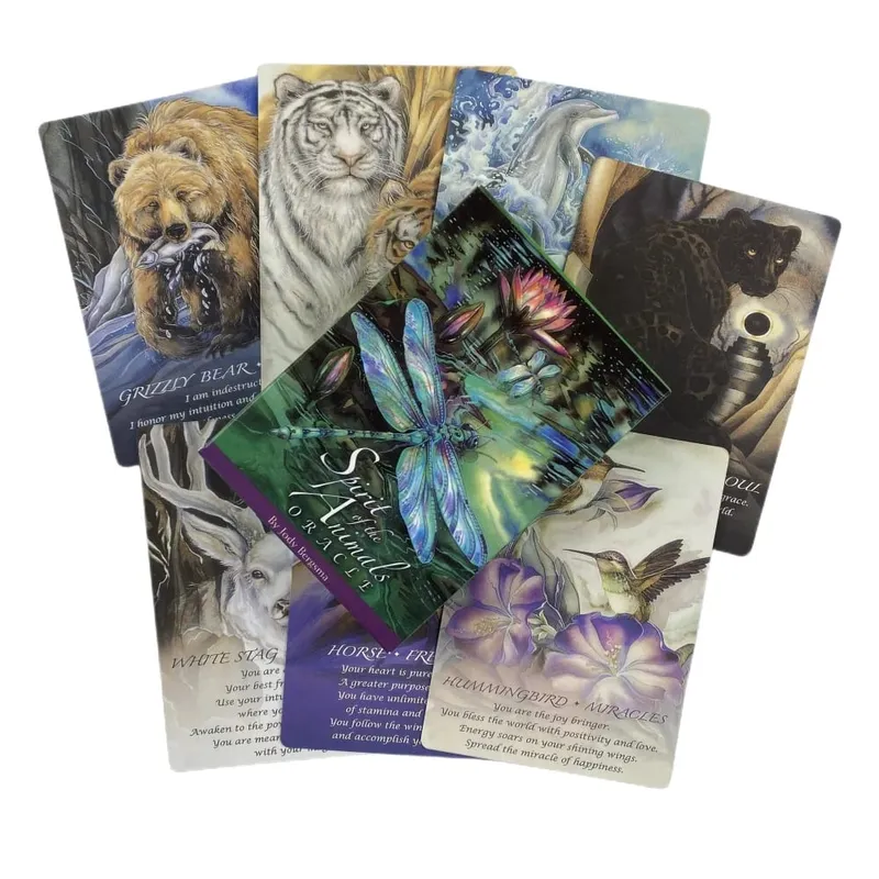 Tarot Cards Spirits Of The Animals Oracle Cards Games Set Party Entertainment Board Games