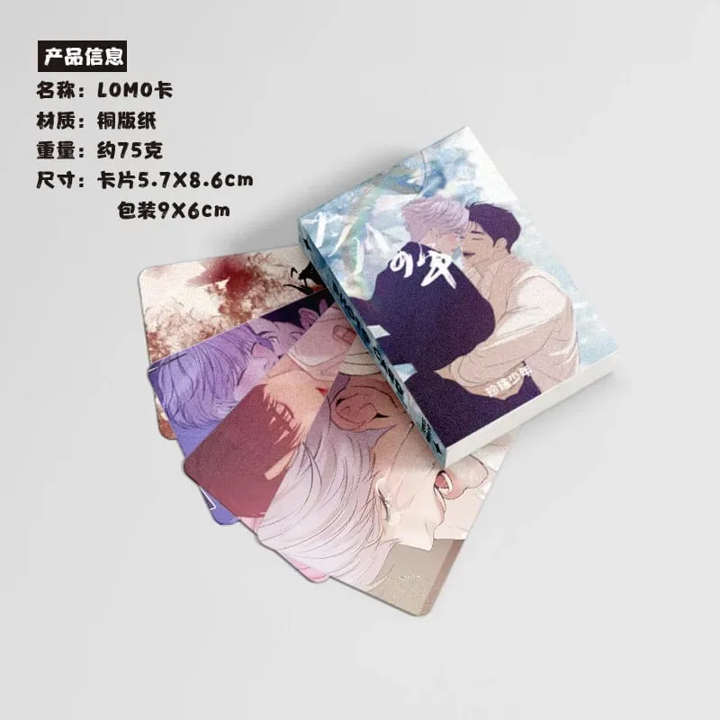 Pearl Boy Photo Card Boxed55Zhang 57x86mm Korean slow-speed peripheral laserLOMOCard Anime Postcard