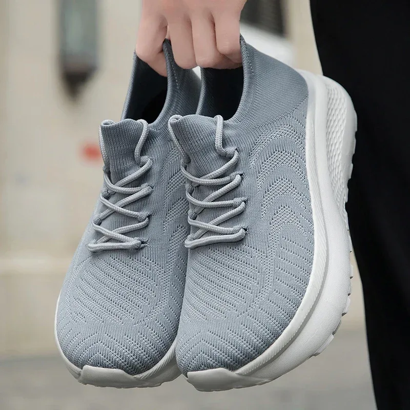 Unisex Men Sneakers Barefoot Casual Wide Last Fashionable Canvas Flat Board Shoe New Wide Toe Breathable Mesh Running Shoes