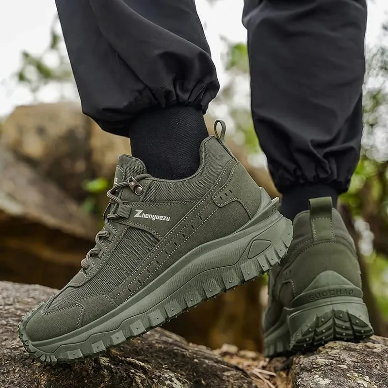 Autumn New High-Top Plus Size Casual Sports Shoes Outdoor Hiking Boots Comfortable Thick Sole Lightweight Casual Walking Shoes Suitable for All-Season Daily Outdoor Activities Walking And Travel Mountaineering Camping Gear