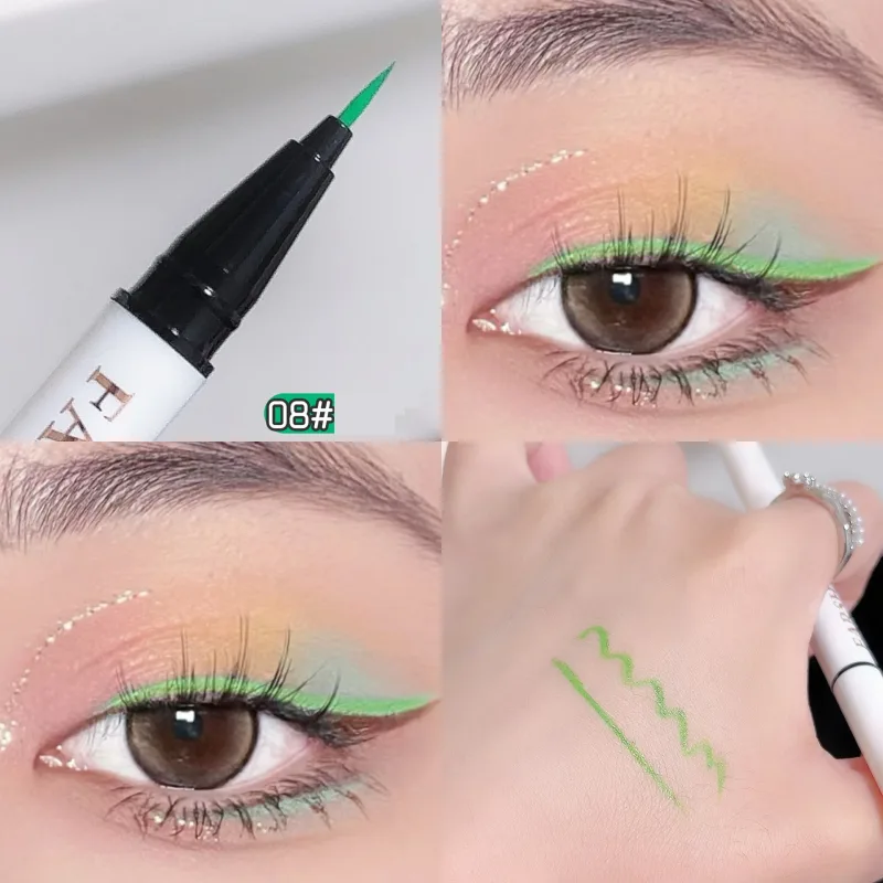 12 Colors Waterproof Eyeliner Pen Ultra-Fine Tip Liquid Eyeliner Long-Lasting Eye Liner Quick-Dry Colorful Makeup for Cosplay — image 15