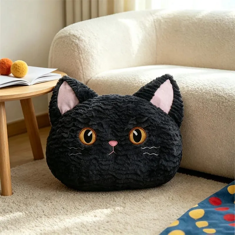 Cute Cartoon Animal Plush Pillow Soft Fluffy Pig Frog Cat Fox Sheep Kawaii Stuffed Cushion For Sofa Bedroom Home Decor Gift