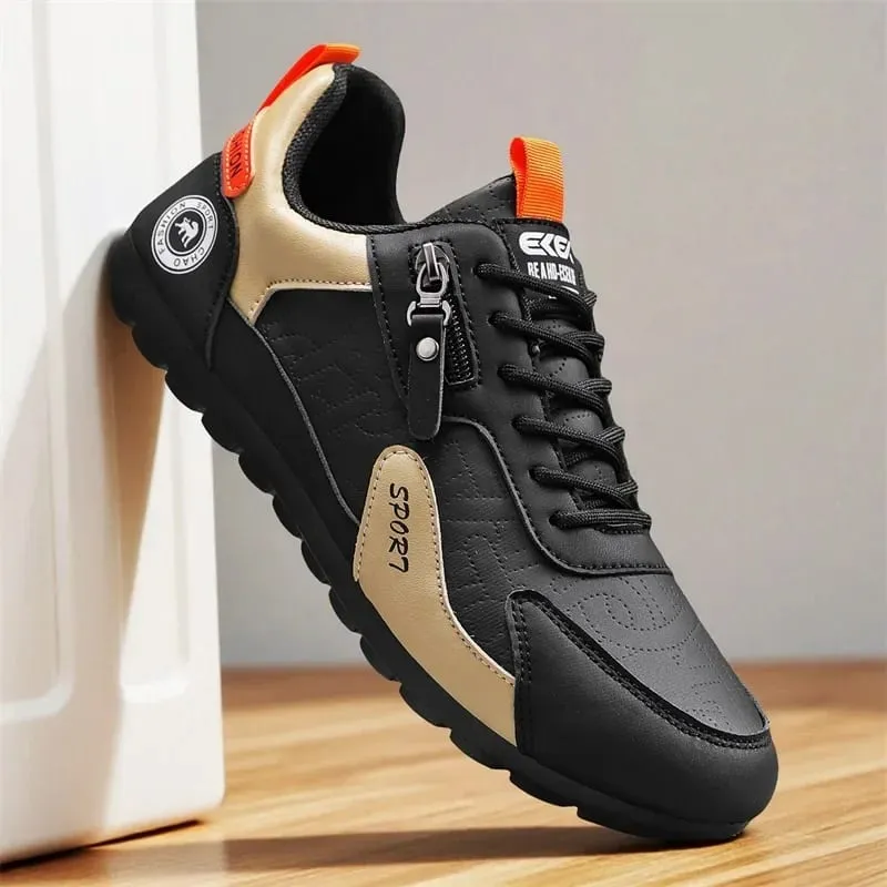 Men Shoes PU Leather Casual Shoes For Men Sneakers Spring Autumn Winter Shoes For Male Comfortable Walking Shoes Athletic