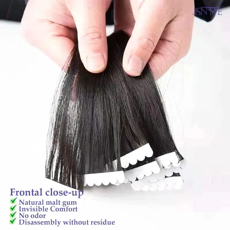Mini Tape In Hair Extensions Seamless Invisible SKin Weft 100% Remy Human Hair Black Brown Blonde For Salon For Women